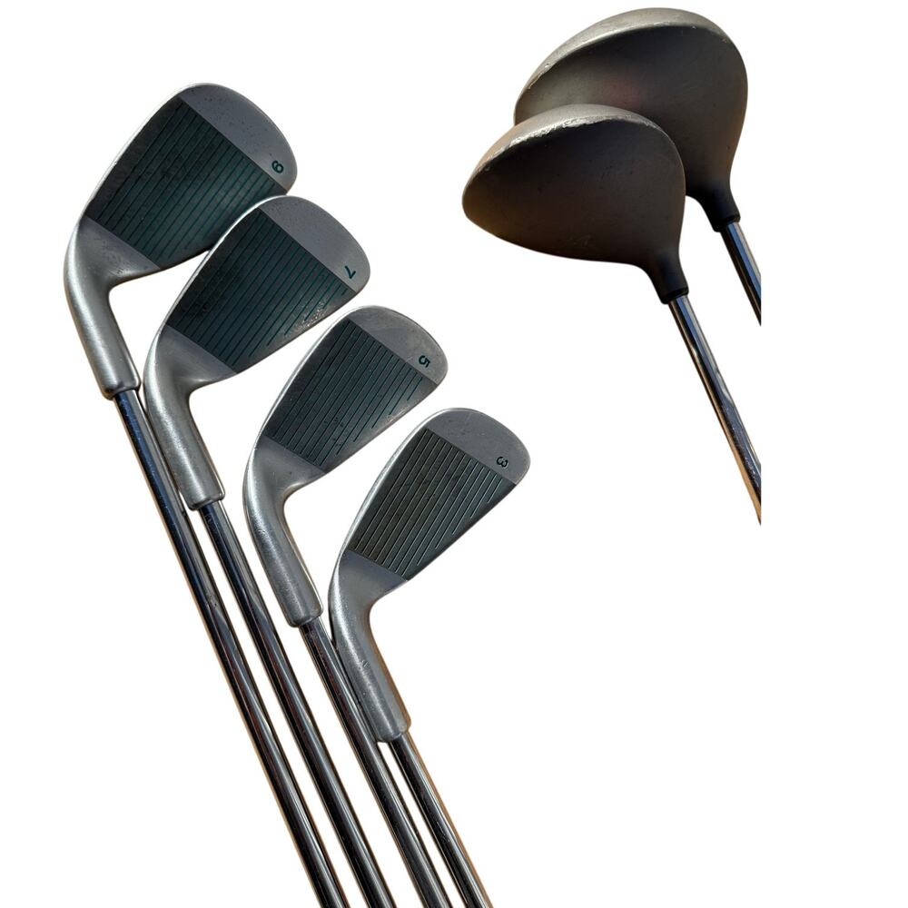 Striker STR 1000 Golf Club Set - 3,5,7,9 Irons + 1 & 3 Woods - Mid/Oversize
